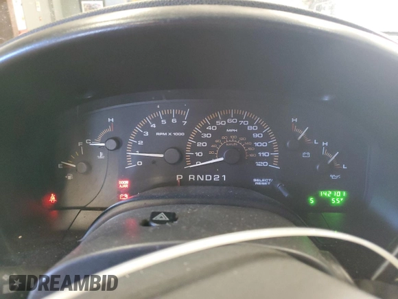 2003 Ford Expedition XLT with VIN 1FMFU16W23LA41356, listed as a Copart auction lot 47594415 with 142,101 mi miles and Salvage Title. Bid and sale history available at carsss.com. Image 9.