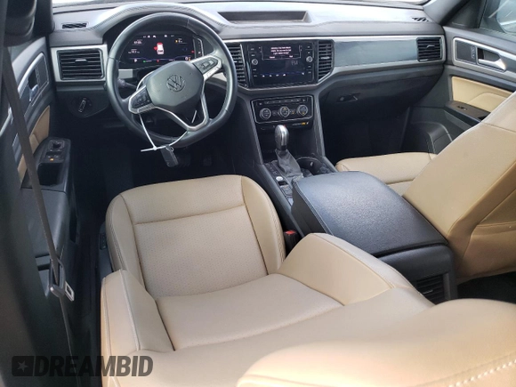 2020 Volkswagen Atlas SEL with VIN 1V2ME2CA1LC232269, listed as a Copart auction lot 48874745 with 107,967 mi miles and Salvage title. Bid and sale history available at DreamBid. Image 8.