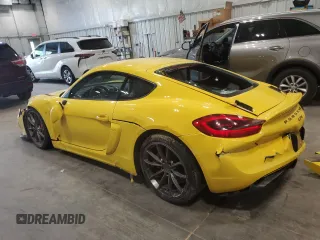 2016 Porsche Cayman GT4 с VIN WP0AC2A87GK197405, выставлен на аукционе Copart как лот 56821184 с пробегом 23 252 миль миль и Чистый • Clean title. История ставок и продаж доступна на DreamBid. Изображение 2.