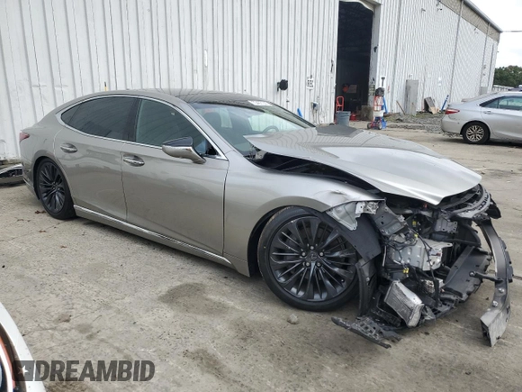 2018 Lexus LS with VIN JTHB51FF5J5006617, listed as a Copart auction lot 73493144 with 54,737 mi miles and Salvage Title. Bid and sale history available at carsss.com. Image 4.