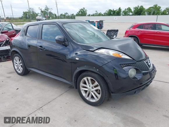 2013 Nissan Juke S with VIN JN8AF5MR6DT225931, listed as a IAAI auction lot 42138299 with 104,970 mi miles. Bid and sale history available at carsss.com. Image 1.