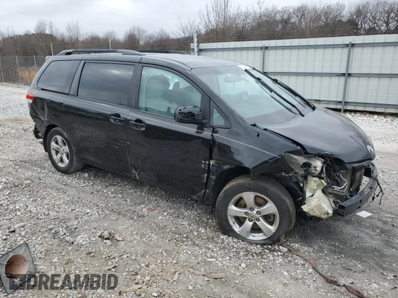 2014 Toyota Sienna LE AAS with VIN 5TDKK3DC8ES456485, listed as a Copart auction lot 43484695 with Not Provided miles and Salvage Title. Bid and sale history available at DreamBid. Image 4.
