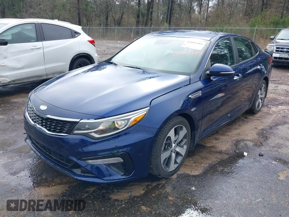 2019 Kia Optima LX with VIN 5XXGT4L37KG361486, listed as a IAAI auction lot 41601404 with 56,891 mi miles. Bid and sale history available at carsss.com. Image 18.
