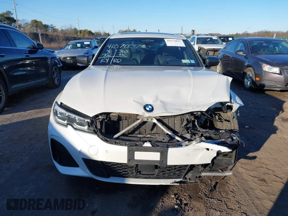 2020 BMW 3 Series M340i xDrive with VIN WBA5U9C00LFH73594, listed as a IAAI auction lot 41574837 with 46,702 mi miles and . Bid and sale history available at DreamBid. Image 12.