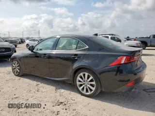 2016 Lexus IS 200t with VIN JTHBA1D22G5028725, listed as a Copart auction lot 57612325 with 85,552 mi miles and Salvage title. Bid and sale history available at DreamBid. Image 2.