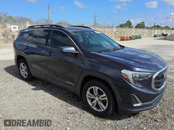2019 GMC Terrain SLE with VIN 3GKALMEV2KL162116, listed as a Copart auction lot 52729145 with 129,995 mi miles and Clean Title. Bid and sale history available at carsss.com. Image 4.