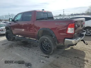 2022 Ram 1500 Lone Star with VIN 1C6SRFFT5NN284651, listed as a Copart auction lot 49073525 with 44,723 mi miles and Salvage title. Bid and sale history available at DreamBid. Image 2.