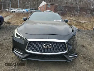 2017 Infiniti Q60 Premium with VIN JN1CV7EKXHM110109, listed as a Copart auction lot 49949525 with 45,424 mi miles and Salvage title. Bid and sale history available at DreamBid. Image 5.