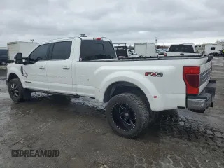 2021 Ford F-350 XL with VIN 1FT8W3DT1MEC35748, listed as a Copart auction lot 85919634 with 79,909 mi miles and Salvage title. Bid and sale history available at DreamBid. Image 2.