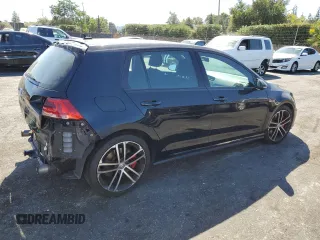 2017 Volkswagen Golf GTI S with VIN 3VW447AUXHM021086, listed as a Copart auction lot 73241644 with 72,667 mi miles and Salvage Title. Bid and sale history available at carsss.com. Image 3.