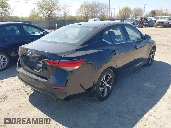 2020 Nissan Sentra SV with VIN 3N1AB8CV7LY255830, listed as a IAAI auction lot 41786362 with 36,686 mi miles and . Bid and sale history available at DreamBid. Image 4.