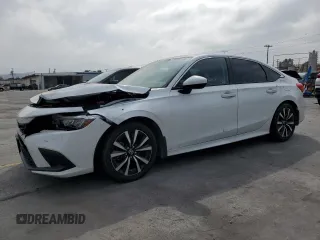 2023 Honda Civic EX with VIN 2HGFE1F71PH305780, listed as a Copart auction lot 58741365 with 56,295 mi miles and Salvage title. Bid and sale history available at DreamBid. Image 1.