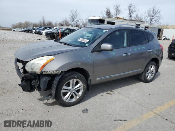 2012 Nissan Rogue S with VIN JN8AS5MT7CW286872, listed as a Copart auction lot 47733975 with 198,168 mi miles and Salvage Title. Bid and sale history available at DreamBid. Image 1.