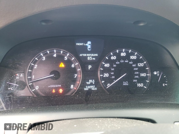 2007 Lexus LS 460 z VIN JTHBL46F775046147, wystawiony jako Copart lot #54709945 z przebiegiem 144 997 mil mil oraz Szkoda całkowita • Salvage title. Historia ofert i sprzedaży dostępna na DreamBid. Obrazek 9.