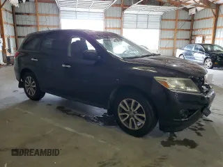 2015 Nissan Pathfinder SL with VIN 5N1AR2MM1FC623388, listed as a Copart auction lot 58184595 with 177,144 mi miles and Salvage title. Bid and sale history available at DreamBid. Image 4.