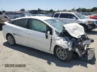 2020 Toyota Prius LE with VIN JTDL9RFU6L3022170, listed as a Copart auction lot 60688095 with Not provided miles and Salvage title. Bid and sale history available at DreamBid. Image 4.