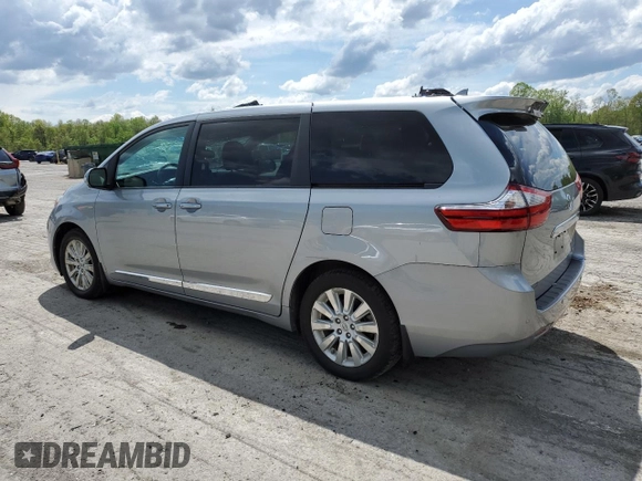 2016 Toyota Sienna Limited with VIN 5TDDK3DC0GS146147, listed as a Copart auction lot 55817445 with 141,174 mi miles and Salvage title. Bid and sale history available at DreamBid. Image 2.