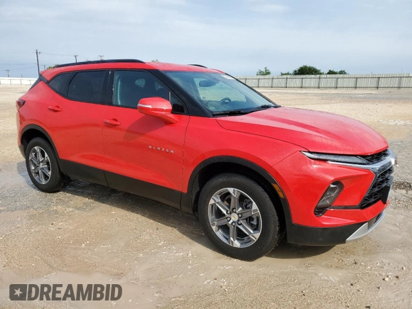 2023 Chevrolet Blazer LT with VIN 3GNKBDRSXPS200571, listed as a Copart auction lot 53403665 with 18,257 mi miles and Clean title. Bid and sale history available at DreamBid. Image 4.