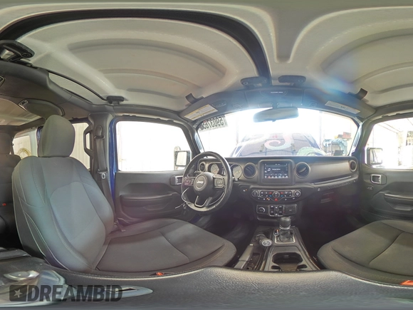 2019 Jeep Wrangler Unlimited Sport S with VIN 1C4HJXDG3KW504073, listed as a Copart auction lot 59037655 with 80,523 mi miles and Salvage title. Bid and sale history available at DreamBid. Image 14.