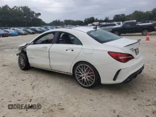 2018 Mercedes-Benz CLA with VIN WDDSJ5CB7JN618278, listed as a Copart auction lot 88866695 with 45,312 mi miles and Salvage Title. Bid and sale history available at carsss.com. Image 2.