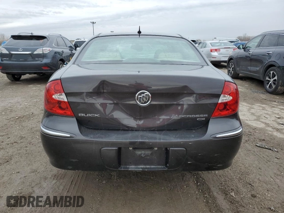 2009 Buick LaCrosse CX with VIN 2G4WC582391148547, listed as a Copart auction lot 47933125 with 44,914 mi miles and Salvage Title. Bid and sale history available at carsss.com. Image 6.