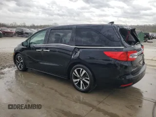 2019 Honda Odyssey Elite with VIN 5FNRL6H94KB108422, listed as a Copart auction lot 51492365 with 91,948 mi miles and Salvage Title. Bid and sale history available at DreamBid. Image 2.