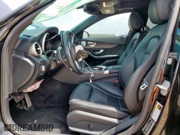 2015 Mercedes-Benz C 300 Luxury with VIN 55SWF4KB0FU013726, listed as a Copart auction lot 62766725 with 75,380 mi miles and Salvage title. Bid and sale history available at DreamBid. Image 7.