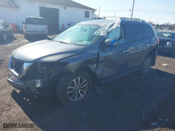 2016 Nissan Pathfinder Platinum with VIN 5N1AR2MM4GC609731, listed as a IAAI auction lot 41763204 with 207,088 mi miles. Bid and sale history available at carsss.com. Image 17.