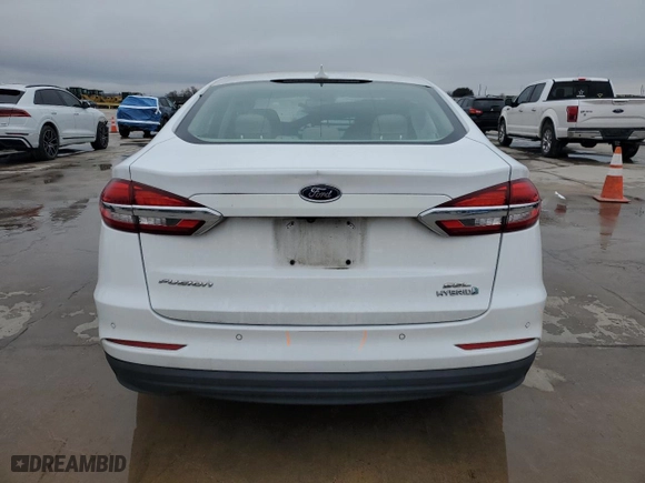 2019 Ford Fusion Hybrid SEL with VIN 3FA6P0MU8KR239906, listed as a Copart auction lot 44322105 with 78,908 mi miles and Salvage Title. Bid and sale history available at carsss.com. Image 6.