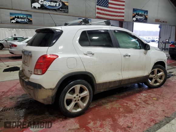2015 Chevrolet Trax LTZ with VIN 3GNCJTSB5FL240691, listed as a Copart auction lot 43467825 with 140,903 mi miles and Salvage Title. Bid and sale history available at carsss.com. Image 3.
