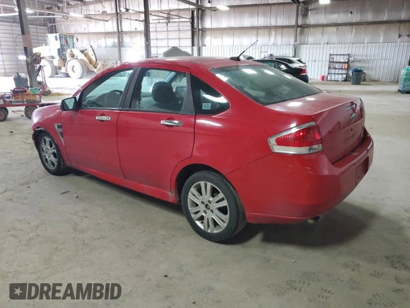 2008 Ford Focus SE with VIN 1FAHP35N78W279594, listed as a Copart auction lot 52183015 with 117,086 mi miles and Salvage Title. Bid and sale history available at carsss.com. Image 2.