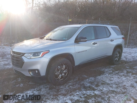2020 Chevrolet Traverse Premier with VIN 1GNEVKKW0LJ296745, listed as a IAAI auction lot 41284830 with 76,373 mi miles. Bid and sale history available at carsss.com. Image 18.