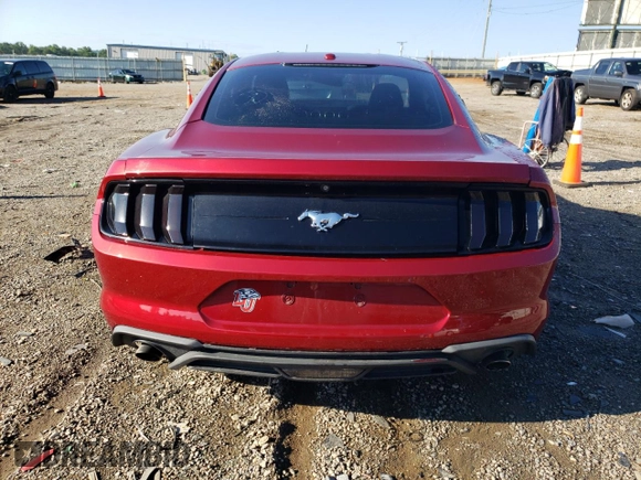 2019 Ford Mustang EcoBoost with VIN 1FA6P8TH1K5117054, listed as a Copart auction lot 62980695 with 58,210 mi miles and Salvage title. Bid and sale history available at DreamBid. Image 6.
