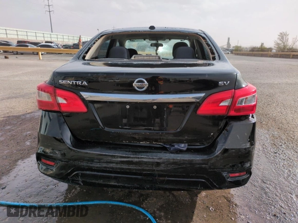 2017 Nissan Sentra SV with VIN 3N1AB7AP4HY369659, listed as a Copart auction lot 54163815 with 159,597 mi miles and Clean Title. Bid and sale history available at DreamBid. Image 6.