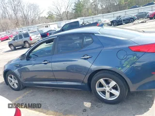 2015 Kia Optima LX with VIN 5XXGM4A74FG417988, listed as a IAAI auction lot 41805916 with 135,000 mi miles. Bid and sale history available at carsss.com. Image 14.