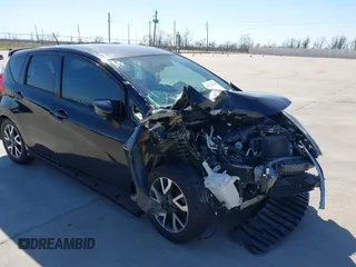 2017 Nissan Note SV with VIN 3N1CE2CP5HL368713, listed as a IAAI auction lot 41737534 with 89,716 mi miles and . Bid and sale history available at DreamBid. Image 1.