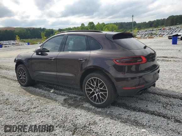 2018 Porsche Macan S z VIN WP1AB2A59JLB35593, wystawiony jako Copart lot #56154235 z przebiegiem Nie podano mil oraz Czysty tytuł • Clean title. Historia ofert i sprzedaży dostępna na DreamBid. Obrazek 2.