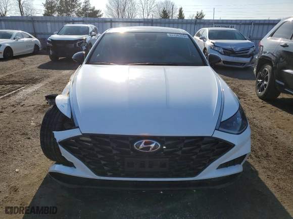 2023 Hyundai Sonata SEL Plus with VIN KMHL44J27PA265524, listed as a Copart auction lot 44438325 with 61,911 mi miles and Salvage Title. Bid and sale history available at carsss.com. Image 5.