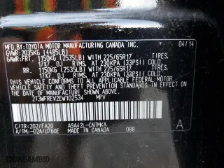 2014 Toyota RAV4 XLE with VIN 2T3WFREV2EW102534, listed as a Copart auction lot 48868575 with 96,514 mi miles and Salvage Title. Bid and sale history available at carsss.com. Image 13.