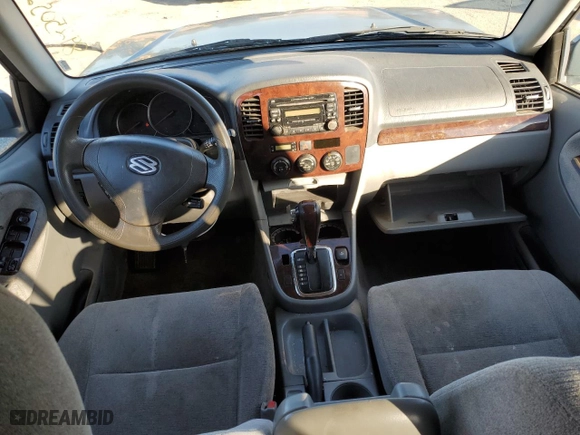 2005 Suzuki XL-7 LX with VIN JS3TY92V754104828, listed as a Copart auction lot 89250525 with 161,355 mi miles and Salvage Title. Bid and sale history available at carsss.com. Image 8.