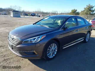2015 Hyundai Sonata 2.4L Sport with VIN 5NPE34AF6FH174223, listed as a IAAI auction lot 41748484 with 100,492 mi miles. Bid and sale history available at carsss.com. Image 2.
