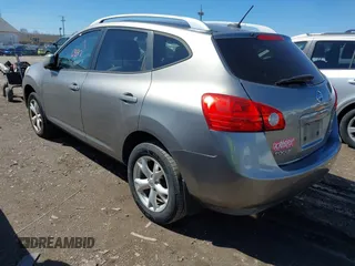 2009 Nissan Rogue SL with VIN JN8AS58V89W165501, listed as a IAAI auction lot 41830897 with 180,000 mi miles. Bid and sale history available at carsss.com. Image 3.