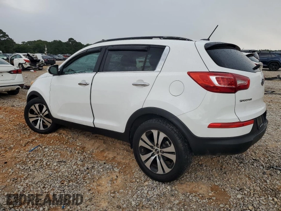 2012 Kia Sportage EX with VIN KNDPC3A2XC7192367, listed as a Copart auction lot 57698365 with 106,730 mi miles and Salvage title. Bid and sale history available at DreamBid. Image 2.