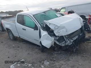 2019 Chevrolet Colorado 2WD Work Truck z VIN 1GCHSBEA8K1221532, wystawiony jako IAAI lot #41289450 z przebiegiem 160 803 mil mil oraz . Historia ofert i sprzedaży dostępna na DreamBid. Obrazek 1.