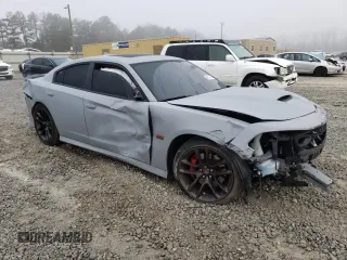 2021 Dodge Charger Scat Pack Widebody with VIN 2C3CDXGJ2MH519405, listed as a Copart auction lot 48917875 with 69,436 mi miles and Salvage Title. Bid and sale history available at carsss.com. Image 4.