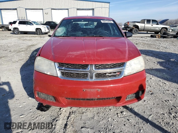 2014 Dodge Avenger SE with VIN 1C3CDZAB1EN214872, listed as a Copart auction lot 49415435 with 189,246 mi miles and Salvage Title. Bid and sale history available at carsss.com. Image 5.