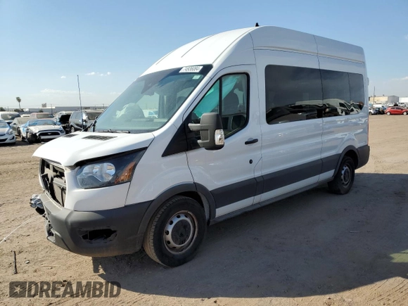 2022 Ford Transit with VIN 1FDAX2XG6NKA19366, listed as a Copart auction lot 74936084 with 13,433 mi miles and Salvage Title. Bid and sale history available at DreamBid. Image 1.