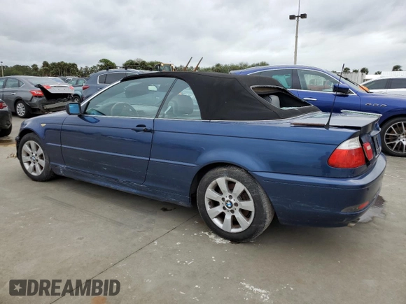 2005 BMW 3 Series 325Ci with VIN WBABW33435PL38849, listed as a Copart auction lot 74263214 with Not Provided miles and Salvage Title. Bid and sale history available at DreamBid. Image 2.