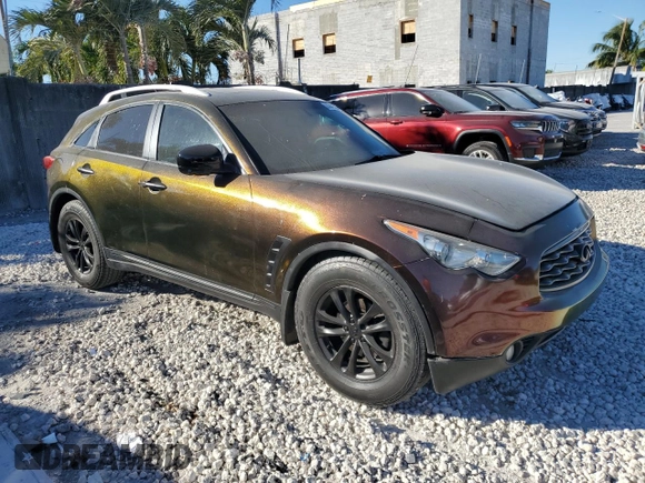 2009 Infiniti FX with VIN JNRAS18U79M100808, listed as a Copart auction lot 83042354 with 160,198 mi miles and Clean Title. Bid and sale history available at DreamBid. Image 4.