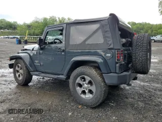2017 Jeep Wrangler Sahara with VIN 1C4AJWBG5HL585280, listed as a Copart auction lot 54703555 with Not provided miles and Salvage title. Bid and sale history available at DreamBid. Image 2.